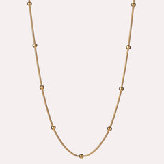 18k Gold Plated Satellite Necklace