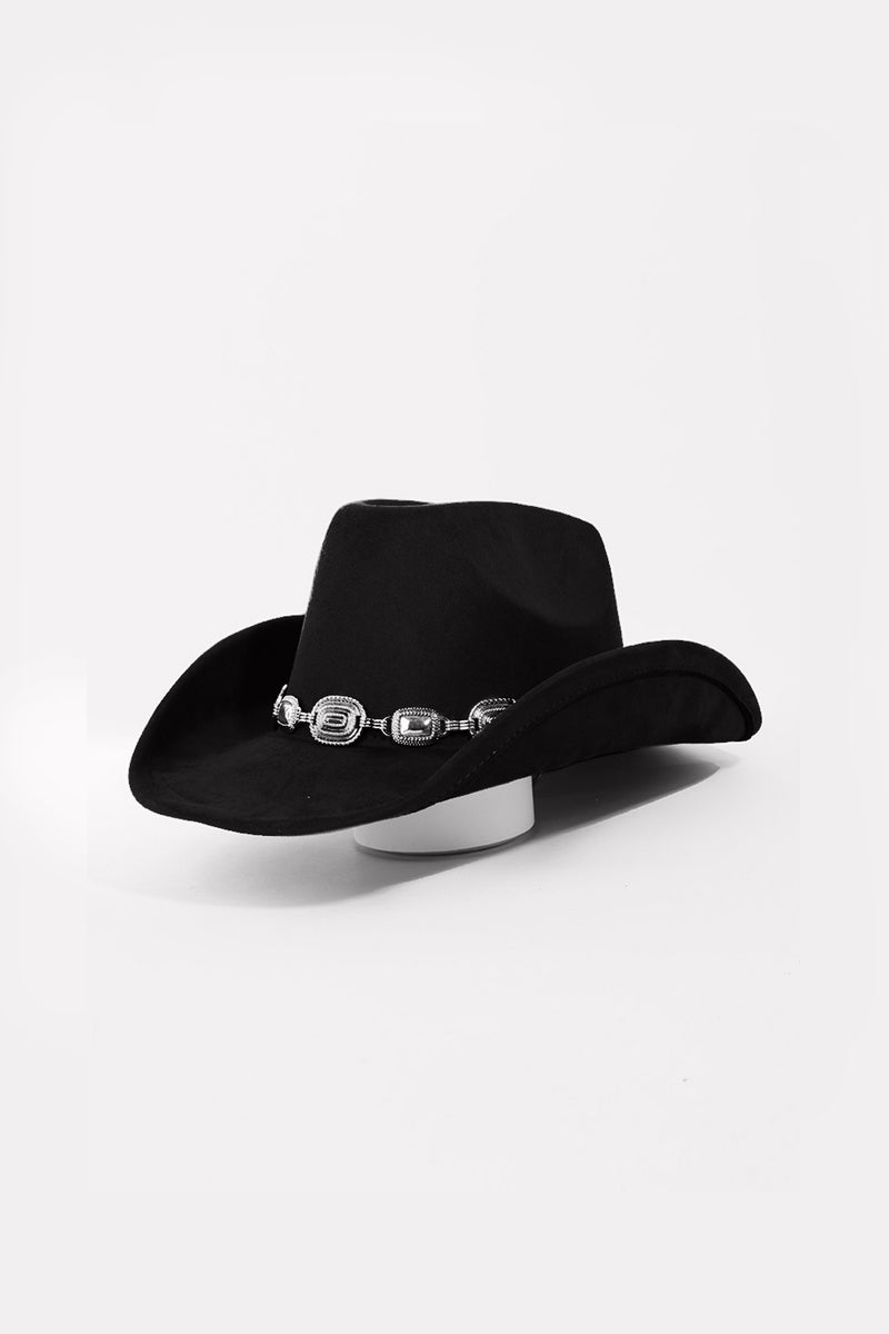 Metal Trim Cowboy Hat