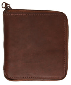 Secure Zip Around Men Leather Wallet