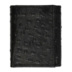 Ostrich Leather Wallet - Brown