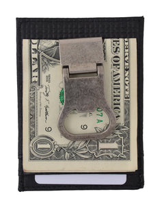 Genuine Leather Drinking Money Clip Wallet