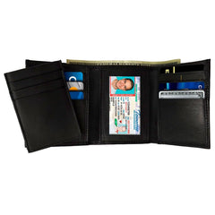 Men's Premium Leather Trifold Wallet