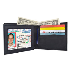 RFID Camo Billfold Leather Wallet