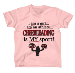 AFONiE Cheerleading Is My Sport Kids T-Shirt
