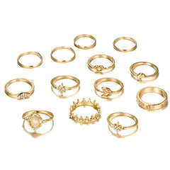 9pc /11pc/13pc Stylish Rings Set For Different Occasions