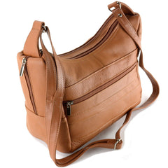 7 Compartments Leather Hobo Women Purse