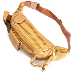 Large Unisex Leather Fanny Pack -Assorted Colors