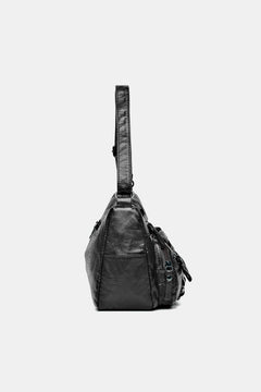 Multi-Pocket Vegan Leather Hobo with Buckle Accents