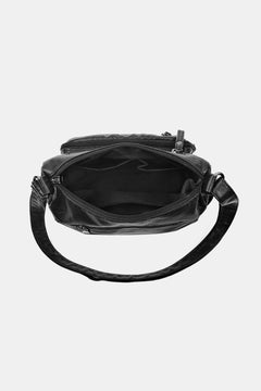 Multi-Pocket Vegan Leather Hobo with Buckle Accents