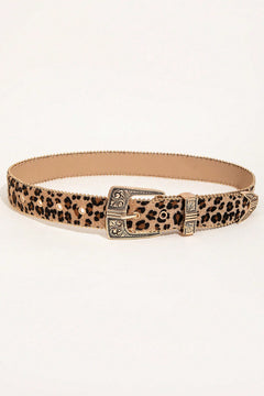 Fierce Leopard PU Leather Belt!