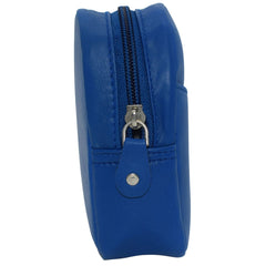 Soft Leather Rounded Zipper Closure Unisex Cigarette Case