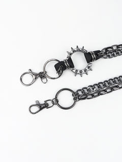 Unisex Punk Aluminum Chain Belt