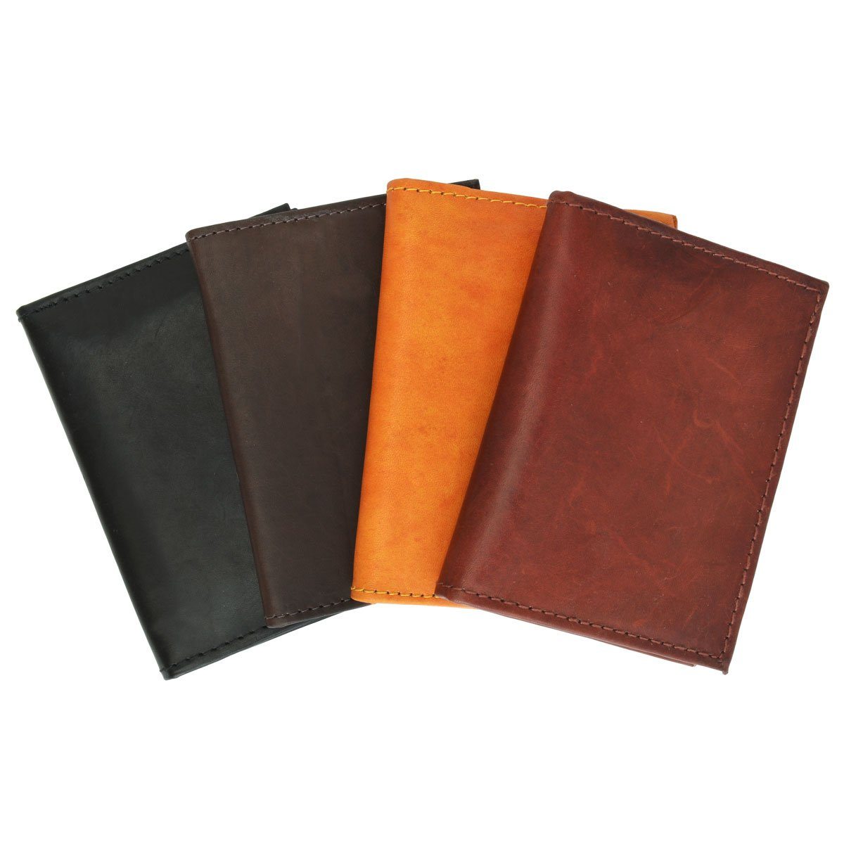 Flap Full Leather Bifold Wallet