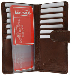 Leather Credit Cards Holder Checkbook Size