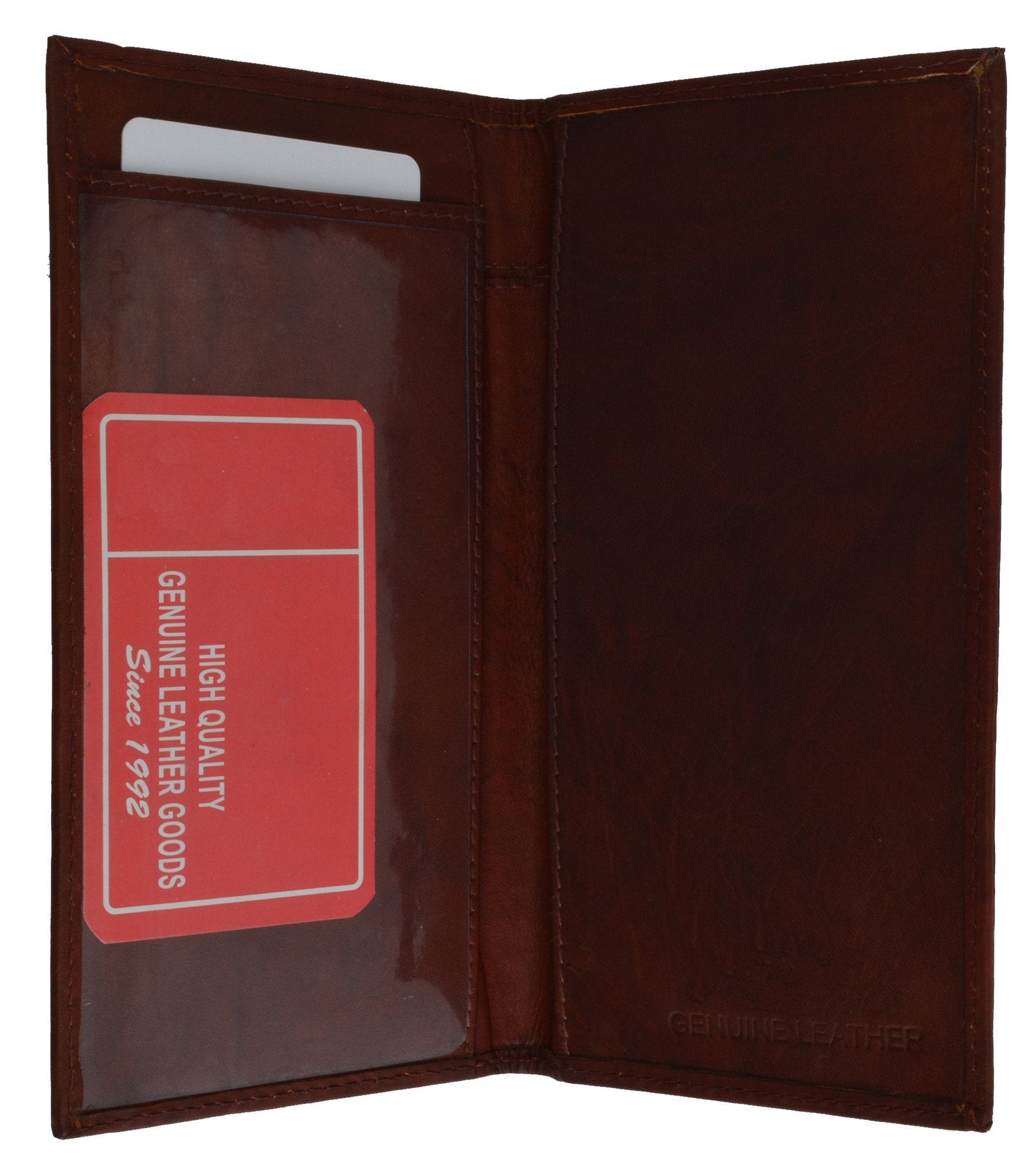 Hand Crafted Genuine Soft Leather Checkbook Cover