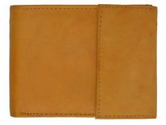 Men's Genuine Leather Bi-fold Safe Wallet