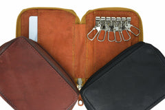 Genuine Leather Classic Key Holder Wallet