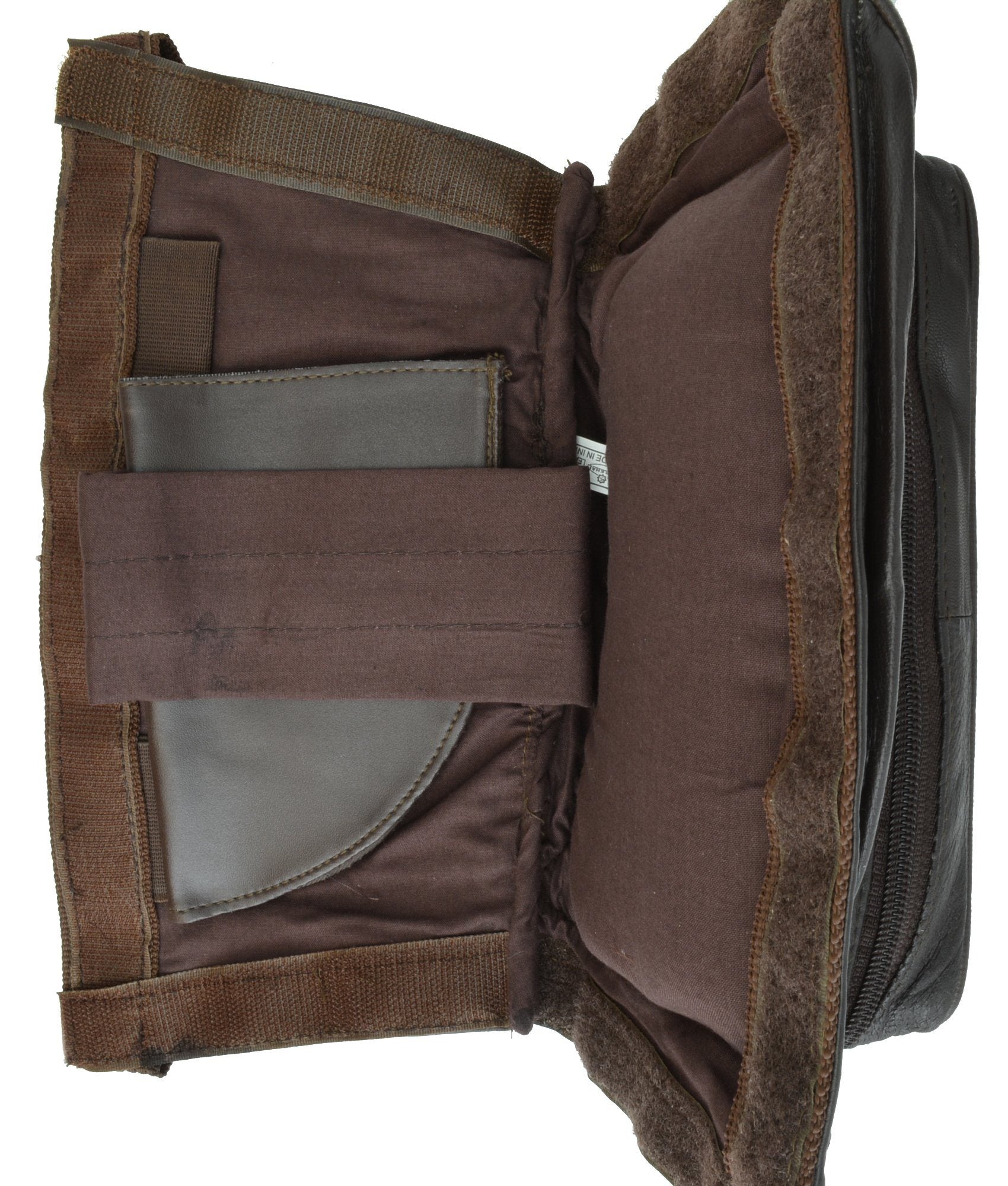 Leather Waist Pouch With Gun Space
