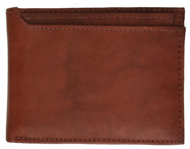 Men's Genuine Leather Bi-fold 8.5" x 3.5" Wallet-Assorted Colors