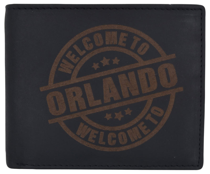  RFID Rustic Men Wallet-Orlando Design Craft Stamp