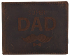  Super Dad Stamped RFID Technology Men Wallet