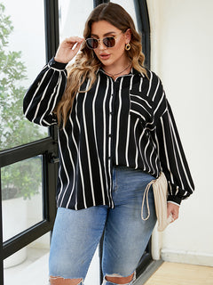 Striped Shirt | Wholesale Curve Women's Tops | Save Now!