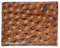 Men Leather Wallet with Hideaway Zippered Pocket