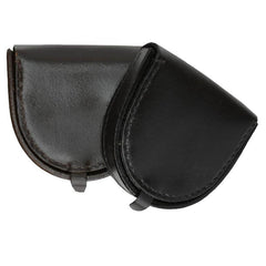 Genuine Leather Old School Change Wallet Black or Brown