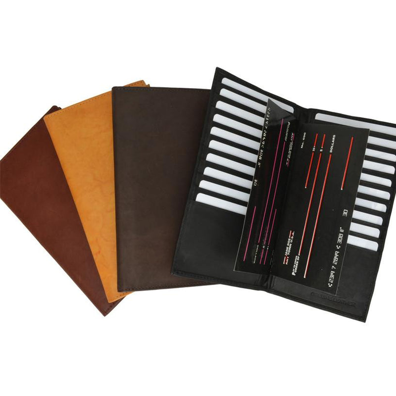 Unisex Genuine Leather Bi-Fold Credit Card Holder