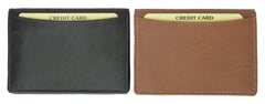 Unisex  Card Case Soft Leather Asoorted Colors