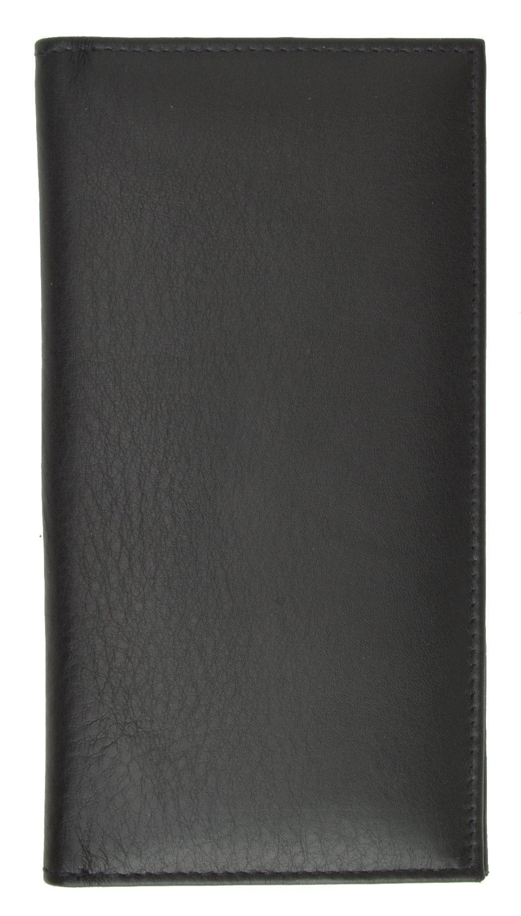 Unisex High Quality Checkbook Size Leather Wallet - Assorted Colors