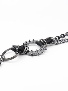 Unisex Punk Aluminum Chain Belt