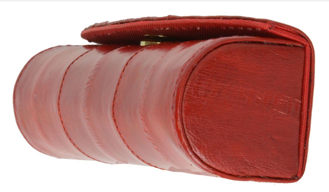 Eel-skin Soft Leather Lipstick Case