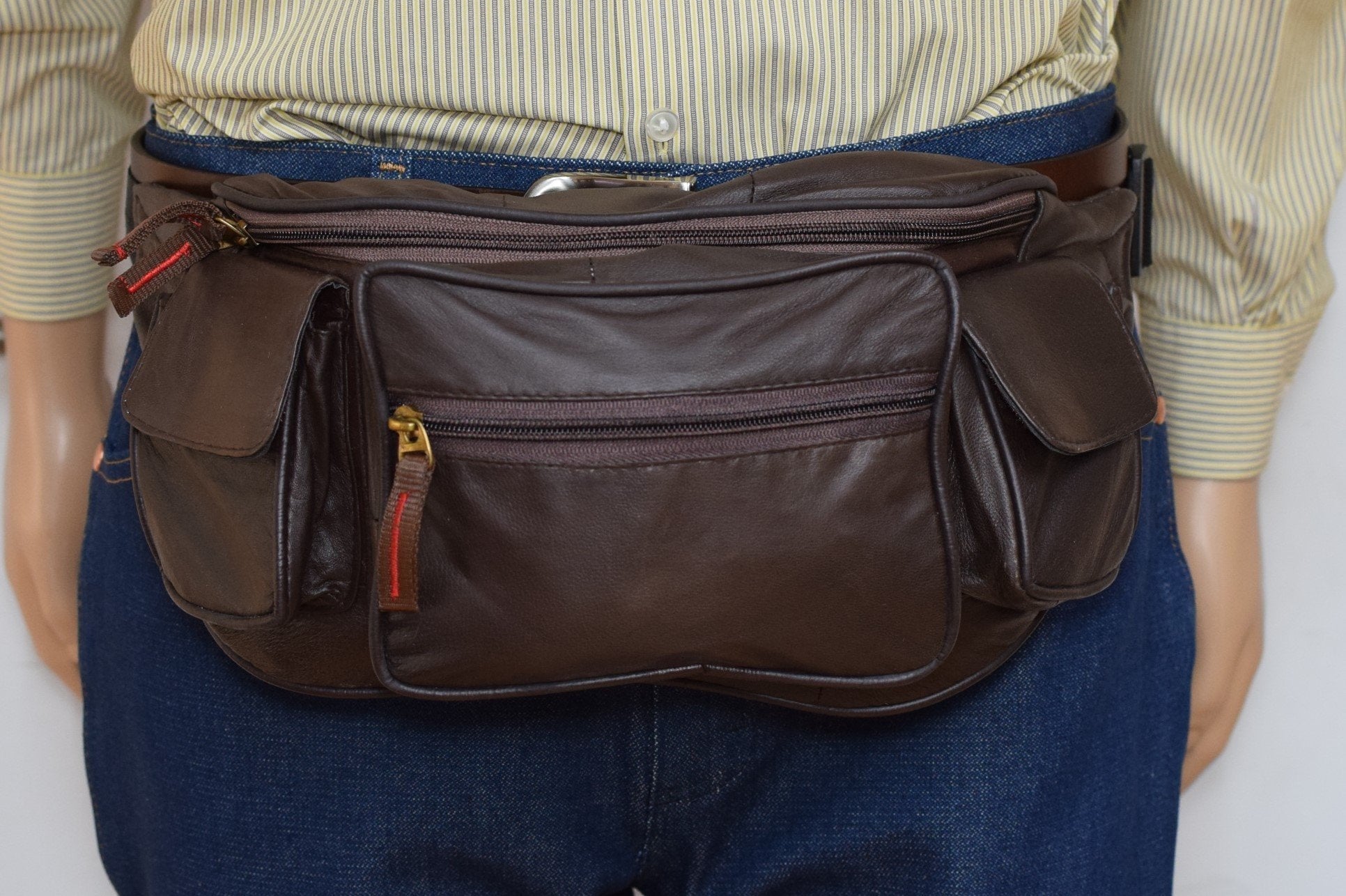 Stylish Leather Belt Bag