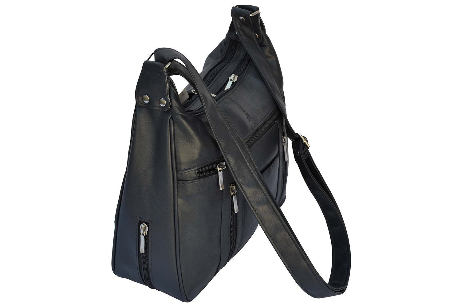 Arcadia Genuine Patent Leather Bag Made In Italy black - Gem