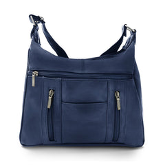 Lambskin Leather Purse - Navy Color