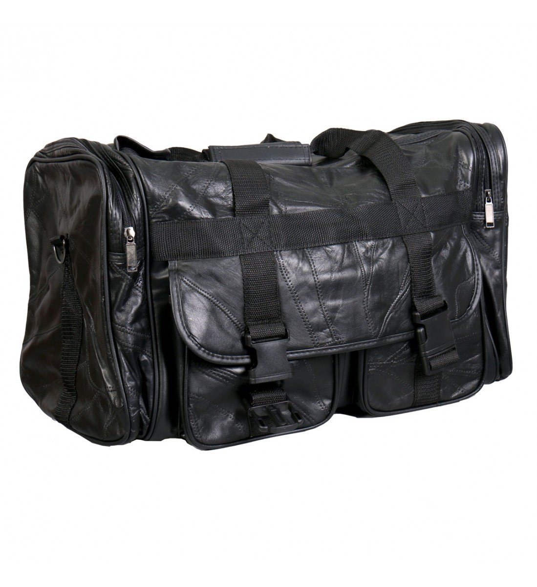 Patchwork Leather Duffel – WholesaleLeatherSupplier.com