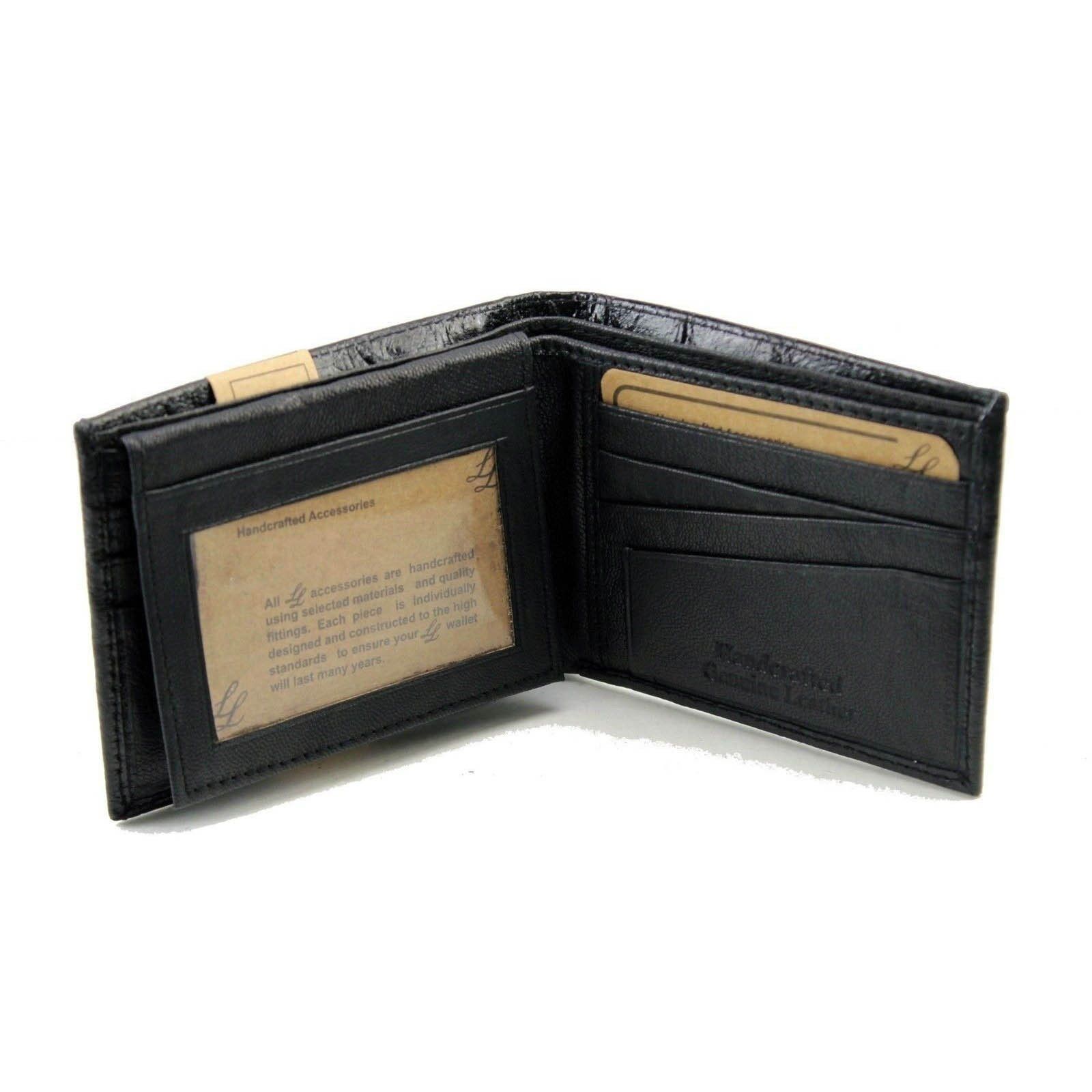 Handcrafted Leather Wallet - Black