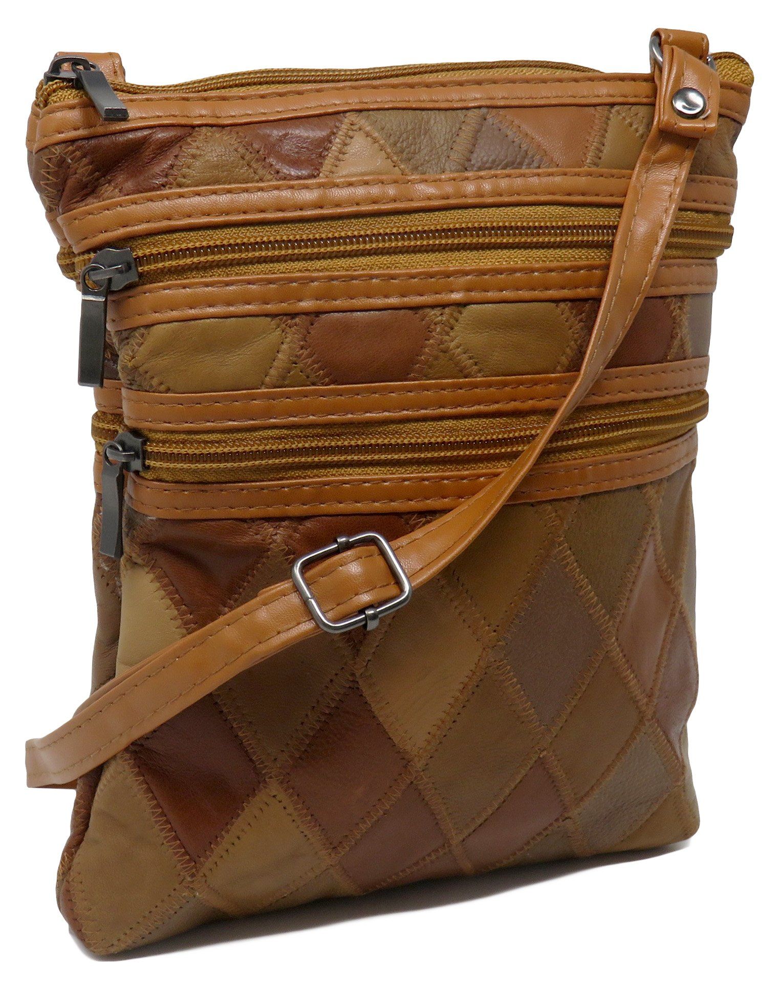 Leather Patchwork Handbag Crossbody Bags