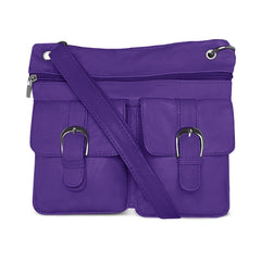 Soft Leather Crossbody Bag Assorted Colors