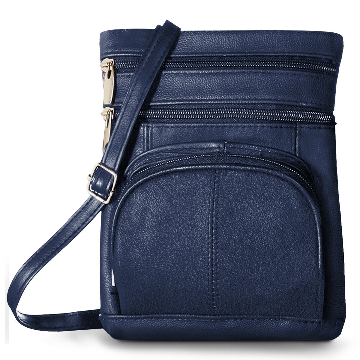 A Soft Leather Crossbody Bag with Wallet Organizer. Less stress on your back more ways to spice up your outfit.