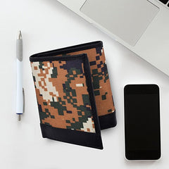 Camouflage Trifold Wallet with RFID Blocking