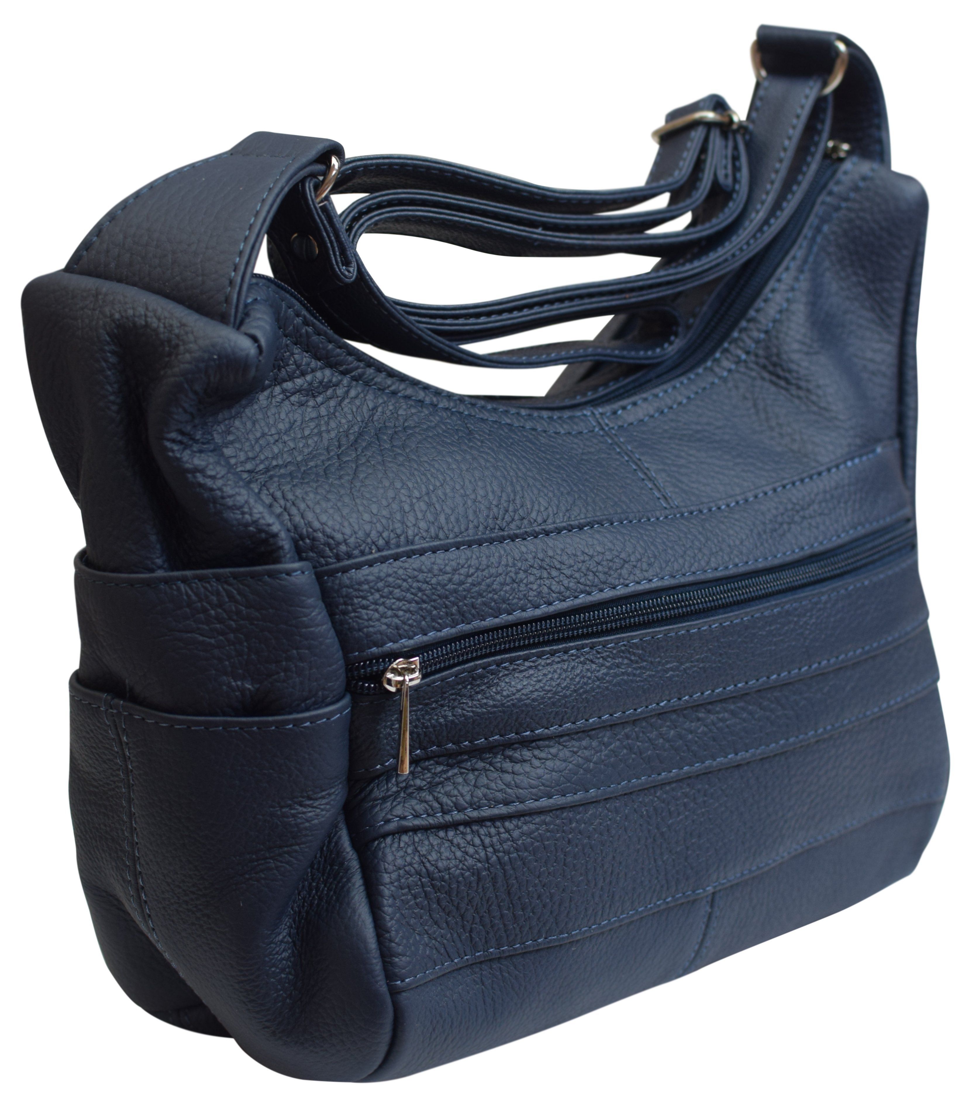 Black Multi-Compartment Shoulder Bag | Vera Bradley