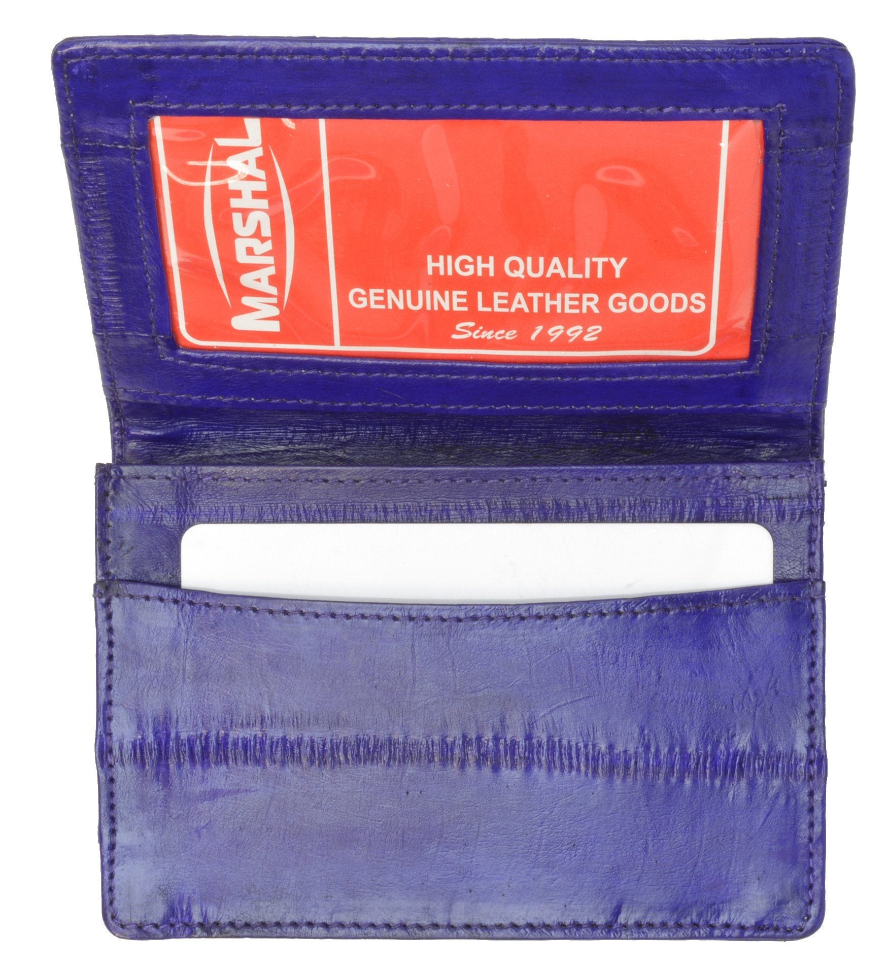 Wallet - Genuine Eel Skin Business Card Holder