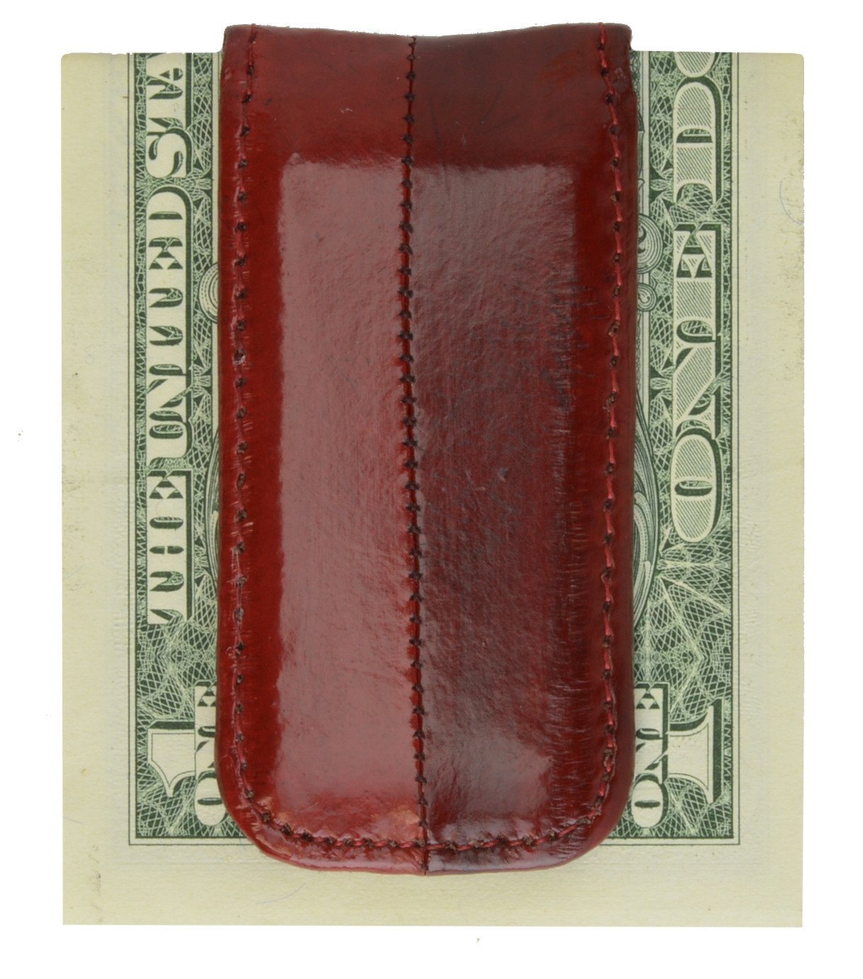 Money Clip Genuine Eel Skin
