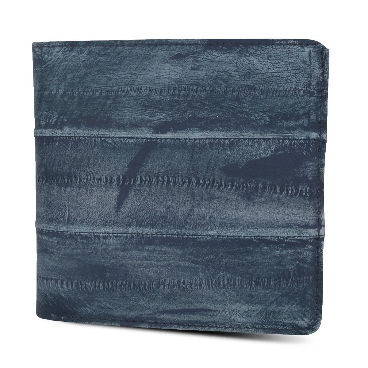 Waterproof Eel Skin Bifold Leather