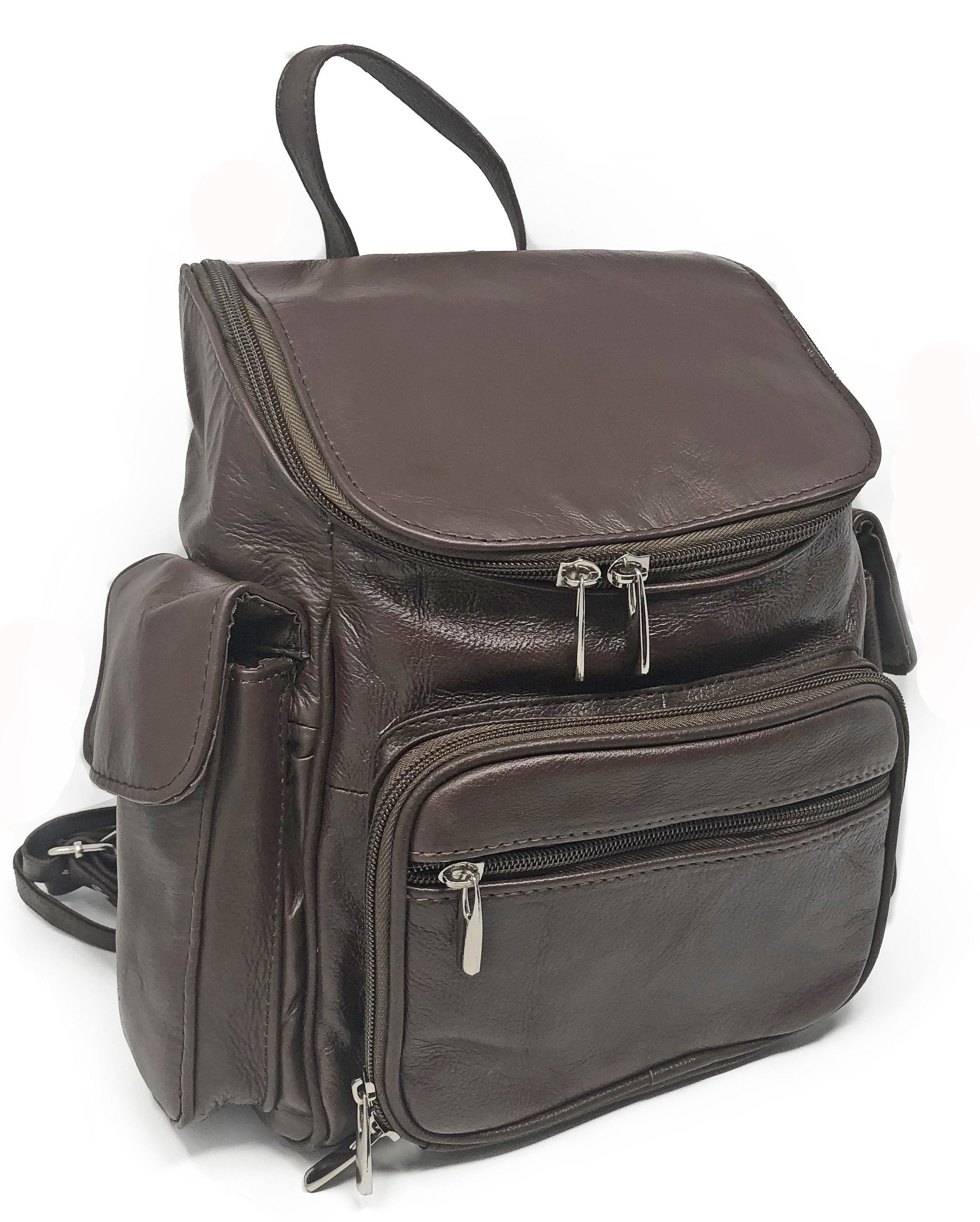 Amanda's Unisex Leather Backpack