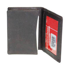 Men's Genuine Leather Bi-Fold Wallet Supplier - Brown