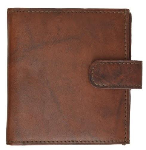 Unisex Genuine Leather Bi-fold Credit Card Wallet