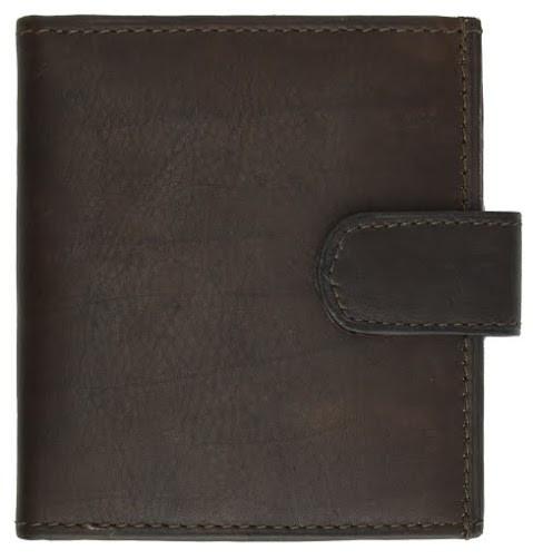 Unisex Genuine Leather Bi-fold Credit Card Wallet
